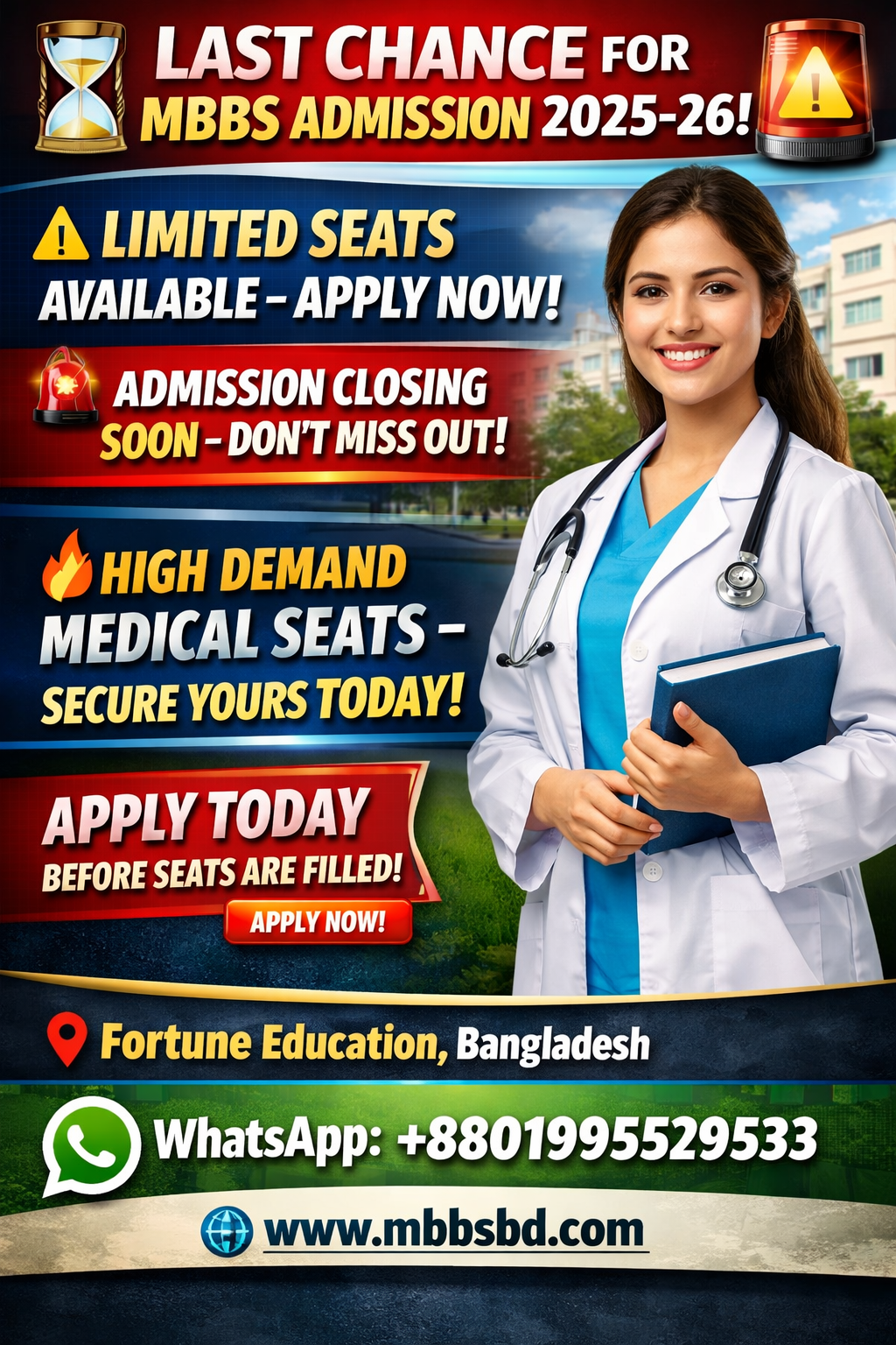 MBBS Admission Fortune Education Authorized Education Consultant of Medical Education