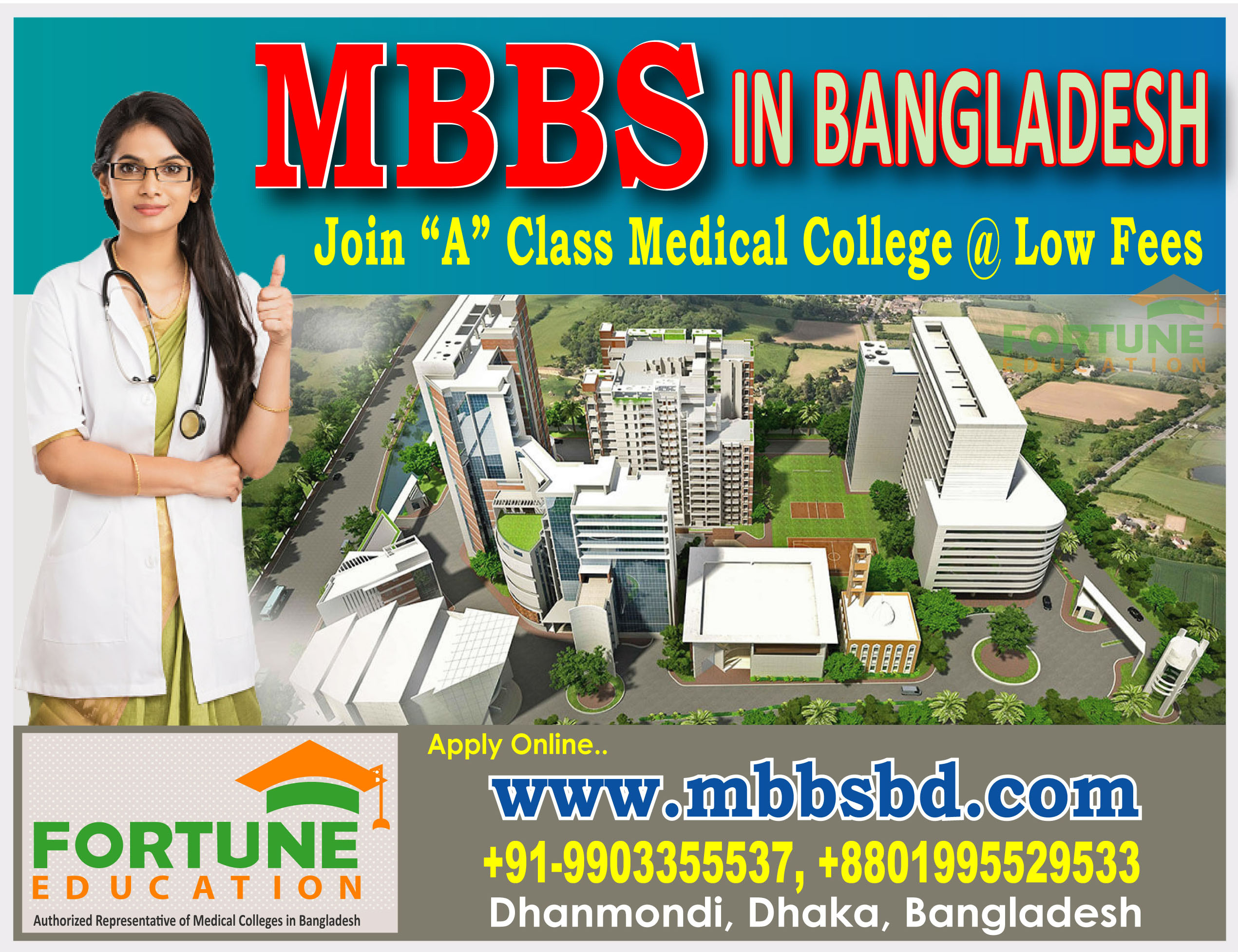 MBBS Admission in Best Medical Colleges Through Fortune Education